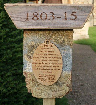 Great Paxton 1000 year time line