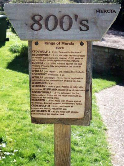 Great Paxton monarchs time line, 2023 coronation