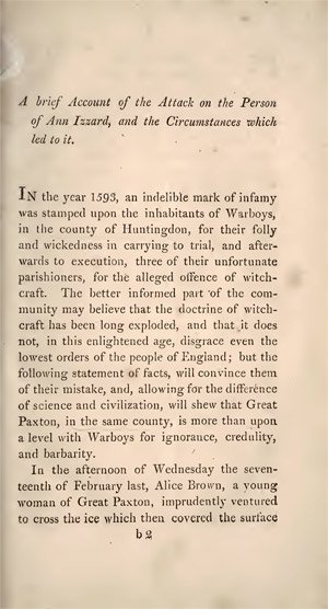 Sermon Against Witchcraft - Reverend Isaac Nicholson