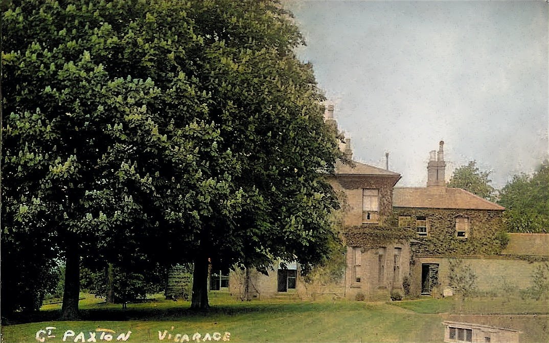 Great Paxton vicarage 1913