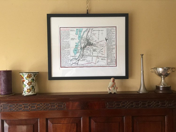 Great Paxton history map